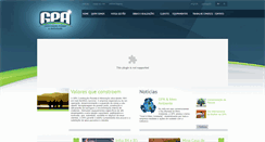 Desktop Screenshot of gpamineracao.com.br